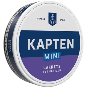 Kapten White Mini snus