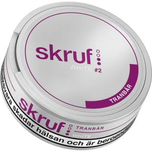 Skruf Tranbar White snus